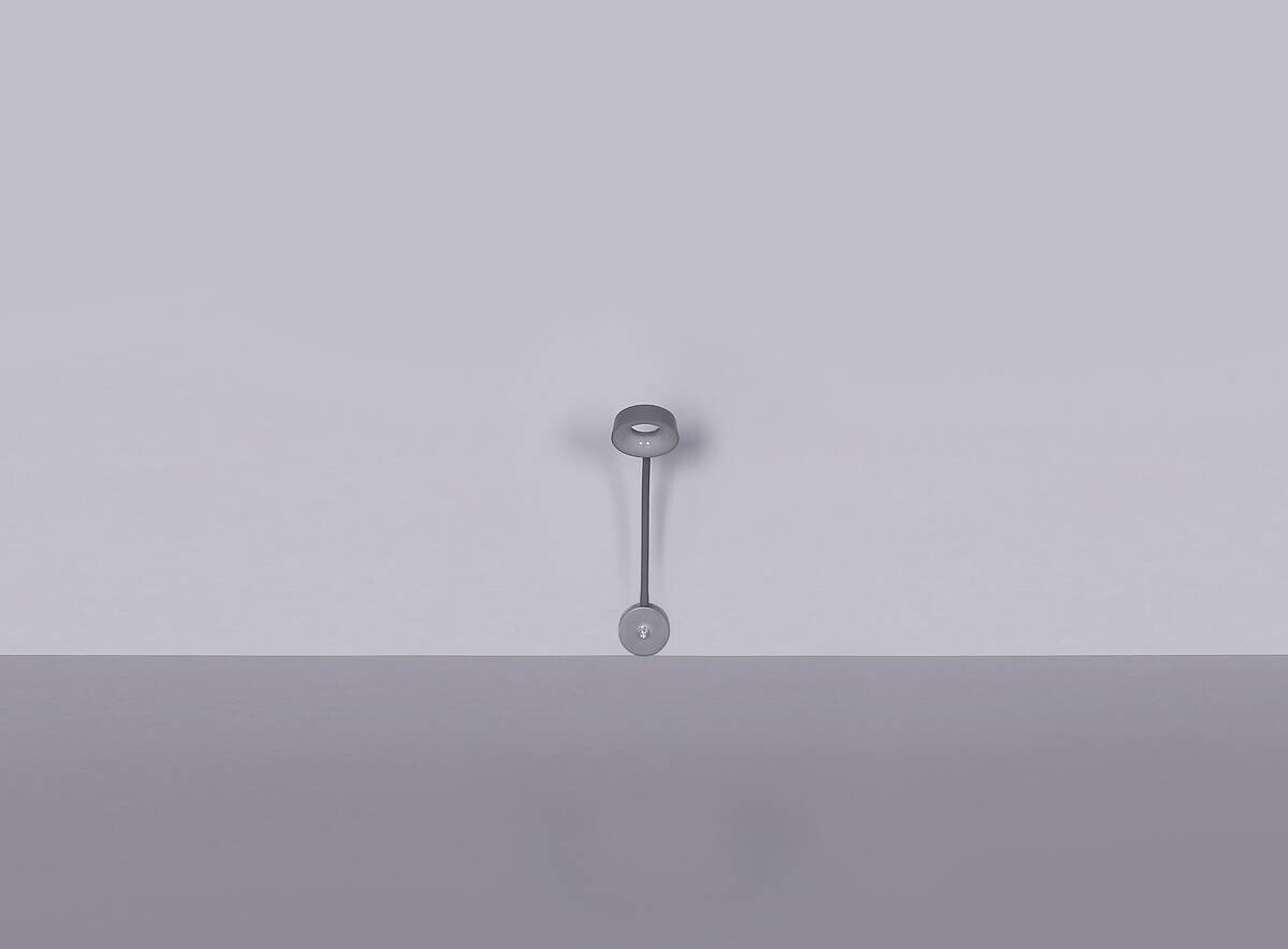 GLOBO LED-Wandleuchte Lehovo silber Kunststoff Metall B/H: ca. 26x45,5 cm