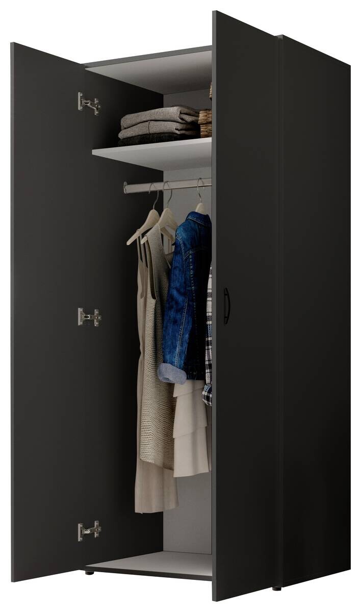 Kleiderschrank Joe B/H/T: ca. 81x176x50,8 cm