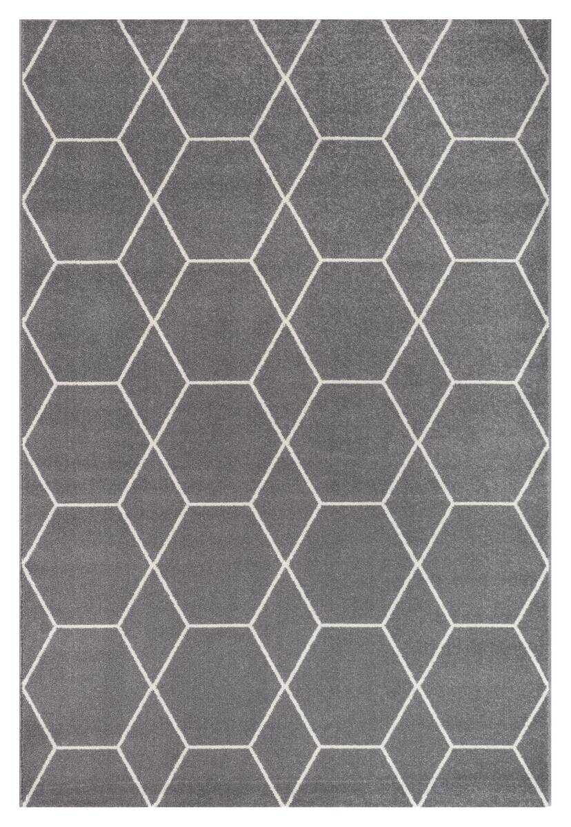 Sanat Teppich Trellis grau B/L: ca. 200x290 cm