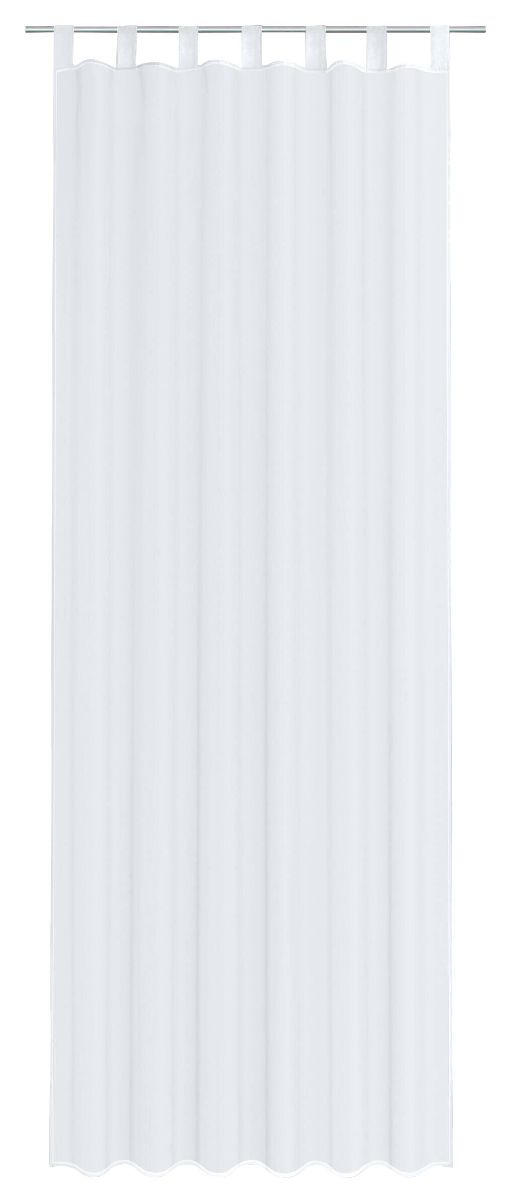 POCOline Kombivorhang Nouveau weiß 100% Polyester B/L: ca. 140x245 cm