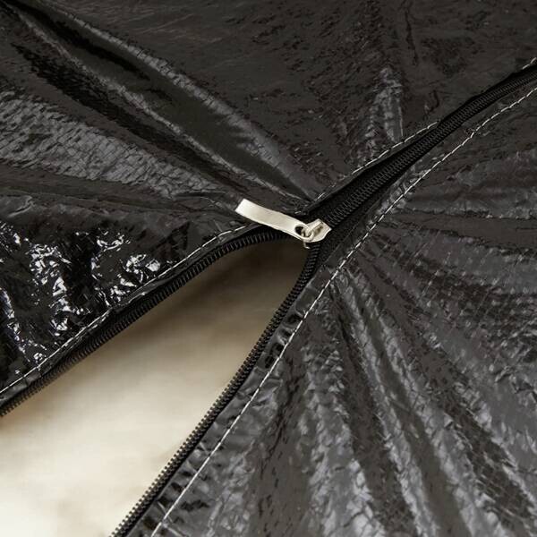 vidaXL Tasche schwarz Kunststoff B/H/L: ca. 75x75x150 cm