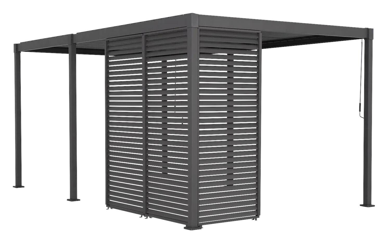 Mirador Seitenteil für Pergola anthrazit Aluminium B/H: ca. 93x240 cm