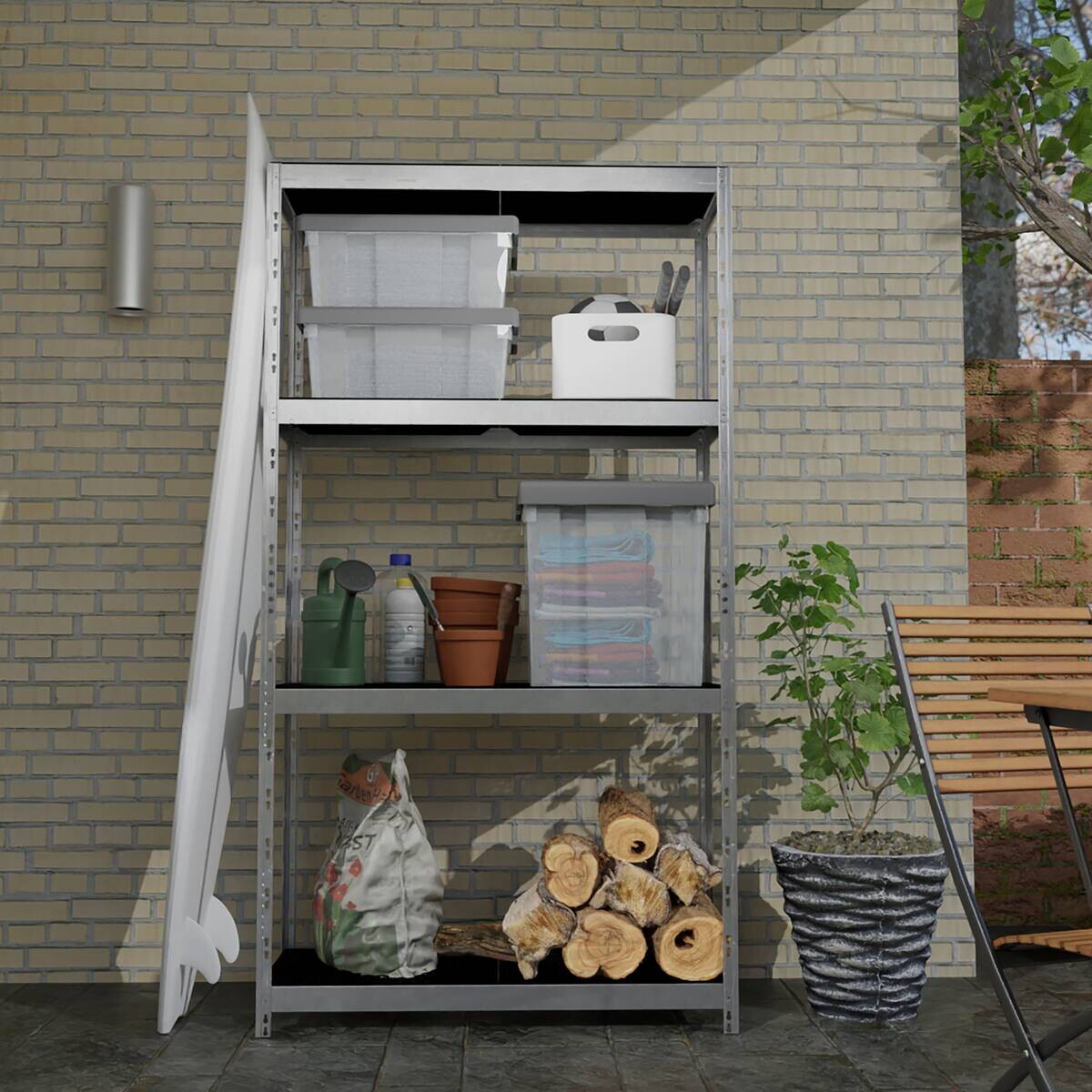 Ar shelving Schwerlaststeckregal B/H/T: ca. 100x180x38 cm
