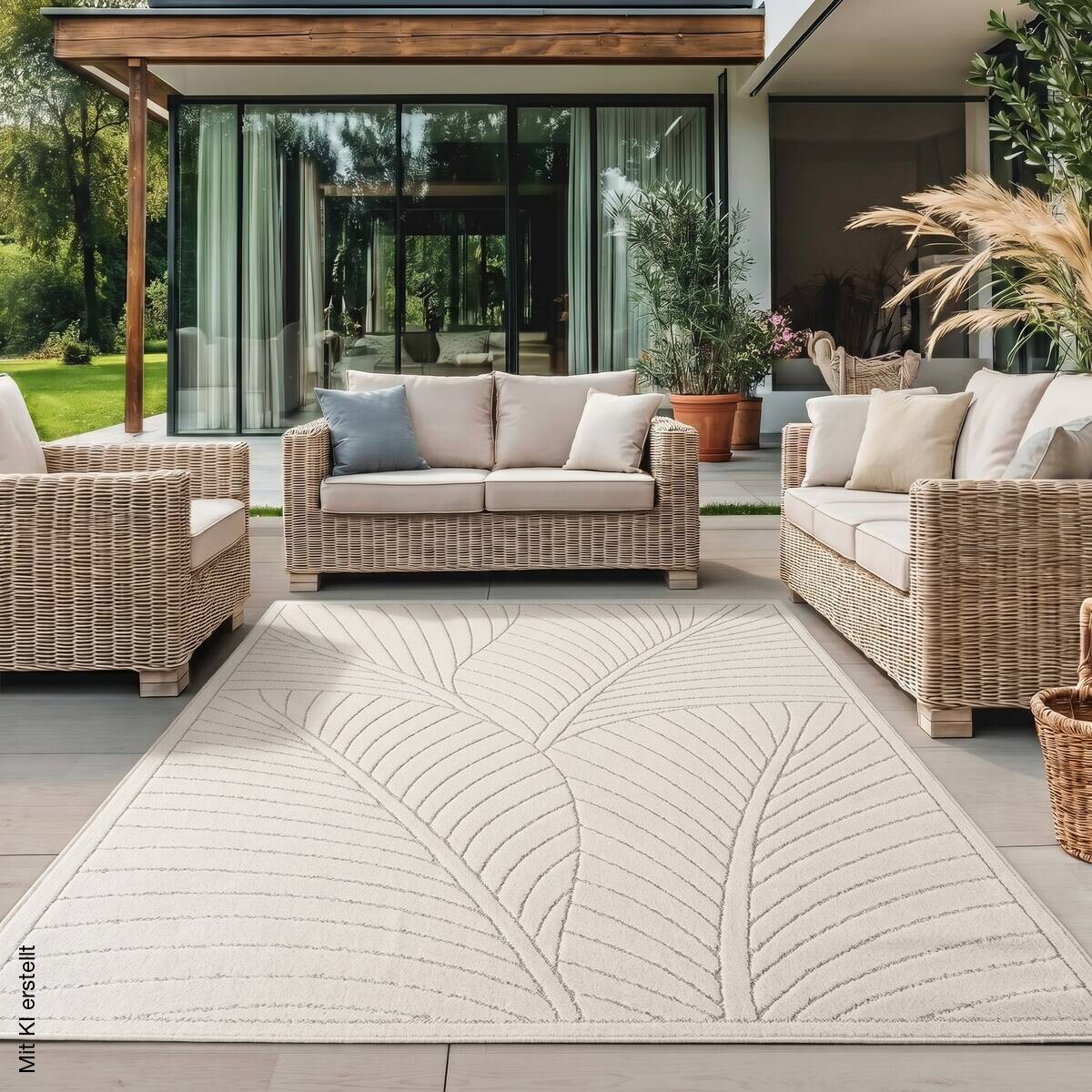 Ayyildiz Flachwebteppich NOVA creme B/L: ca. 160x230 cm