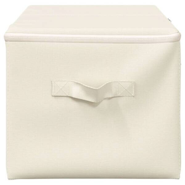 vidaXL Aufbewahrungsbox creme B/H/L: ca. 34x23x43 cm