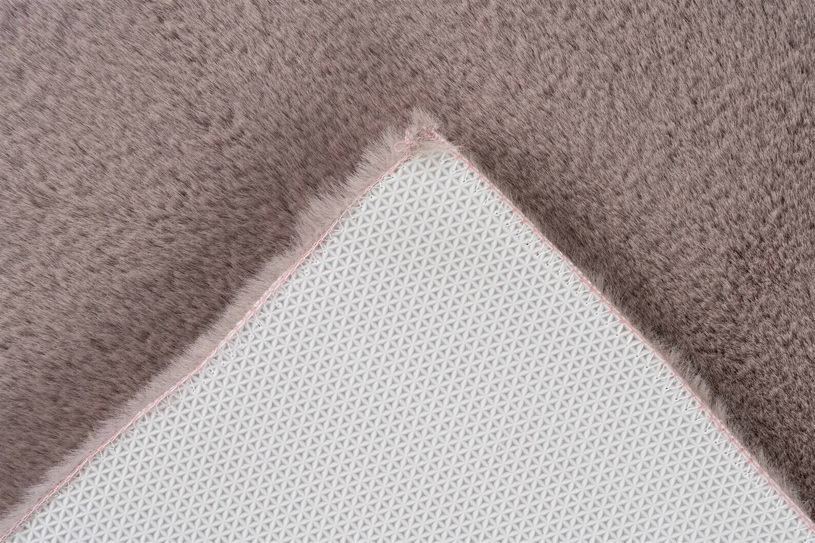 Kayoom Kurzflorteppich Badematte Rabbit Light 525 rosa B/H/L: ca. 70x2,4x130 cm