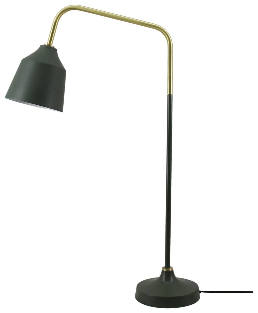 Kayoom Tischleuchte Carisa 287 grün Eisen Kupfer B/H/L: ca. 18x68x47 cm E27 1 Brennstellen
