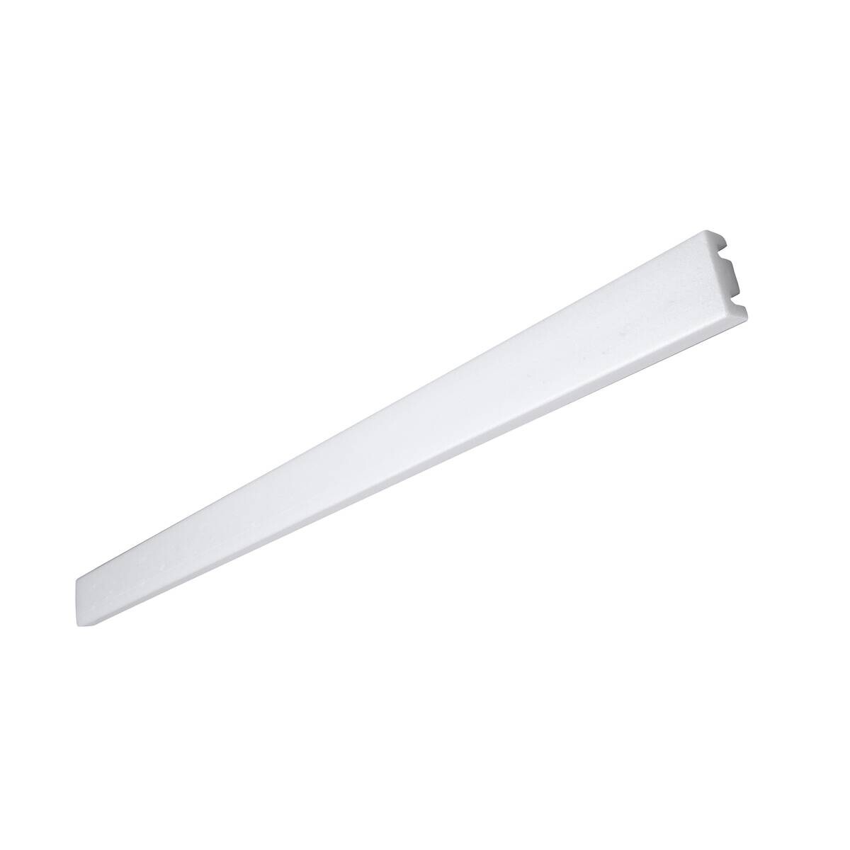 Flachprofil weiß B/H/L: ca. 1x2,5x200 cm