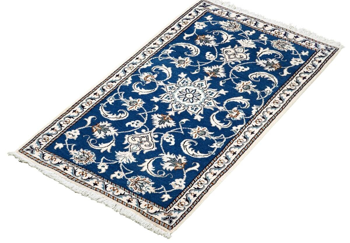 PersaTepp Teppich Nain 12La blau B/H/L: ca. 72x1x136 cm