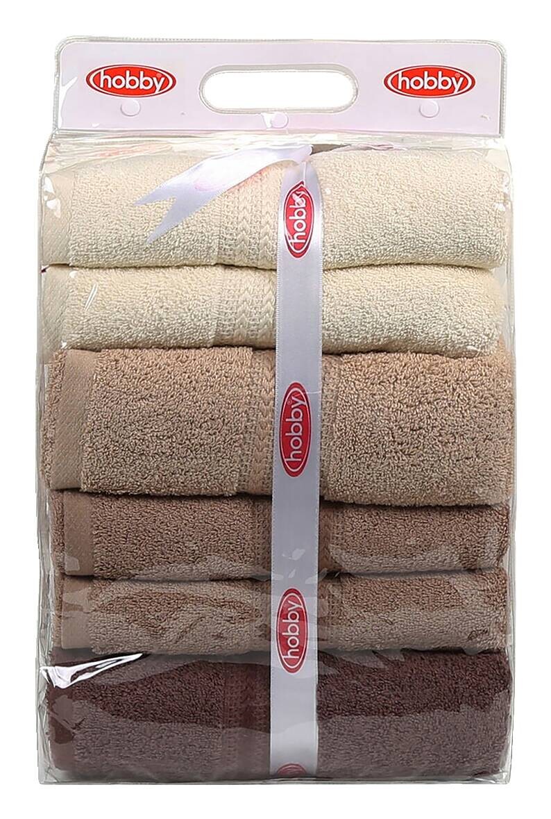 Mijolnir Frottier-Set beige creme braun 100% Baumwolle B/L: ca. 70x140 cm