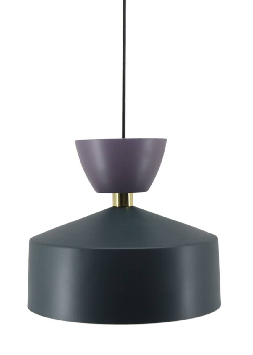 Kayoom Pendelleuchte blau Eisen Kupfer B/H/L: ca. 35x30x35 cm E27 1 Brennstellen