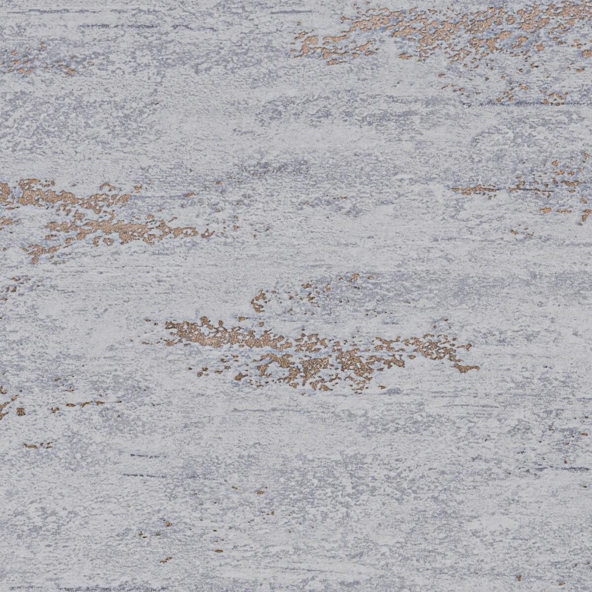 Vliestapete Struktur grau Kupfer B/L: ca. 53x1005 cm
