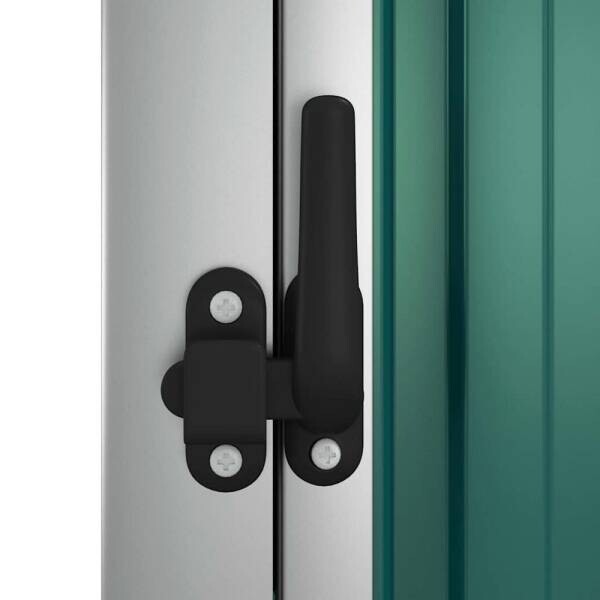 vidaXL Geräteschuppen grün B/H/T: ca. 88x210x93 cm