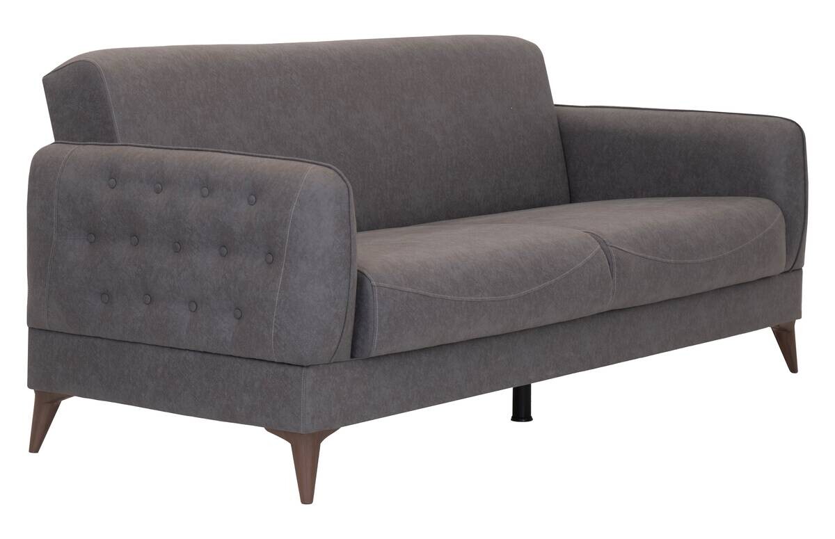 Sofa 3-2-1 Mislina blaugrau Microfaser