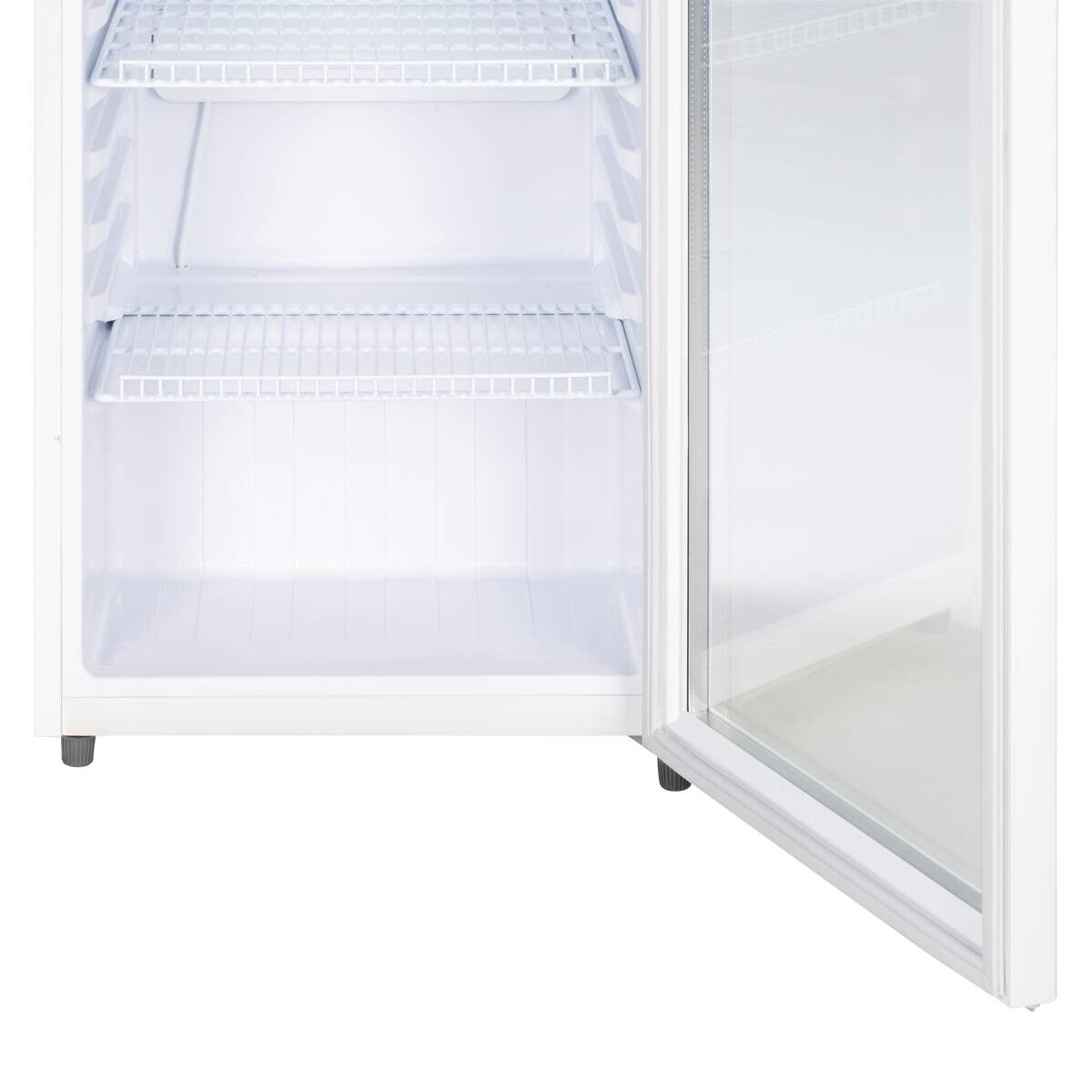 POCOline Glastürkühlschrank GTK144-235 DW weiß B/H/T: ca. 54x144x55 cm