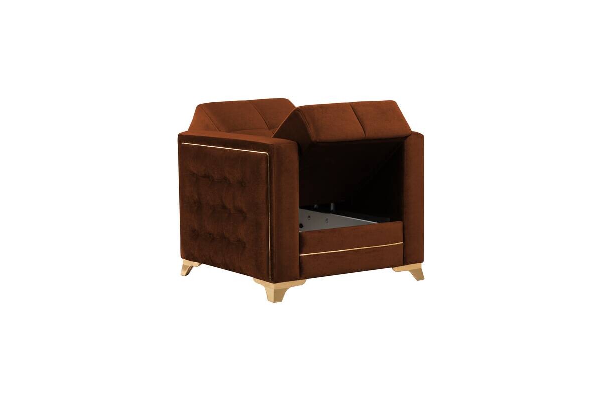Sofa 3-2-1 Cavana zimtbraun Microfaser