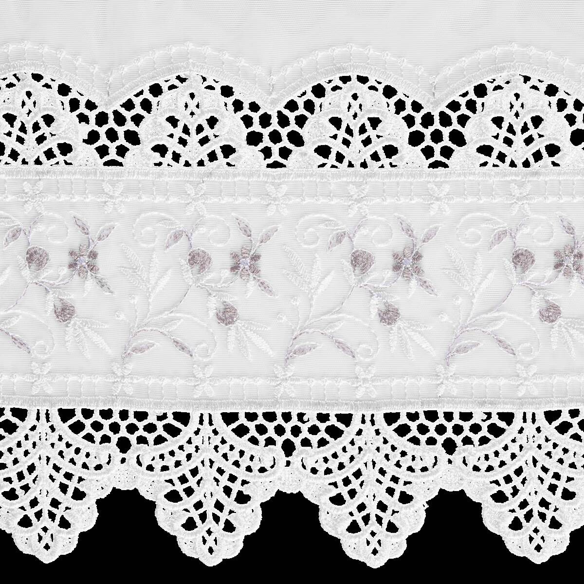 Store-Meterware Adin grau 100% Polyester H: ca. 280 cm