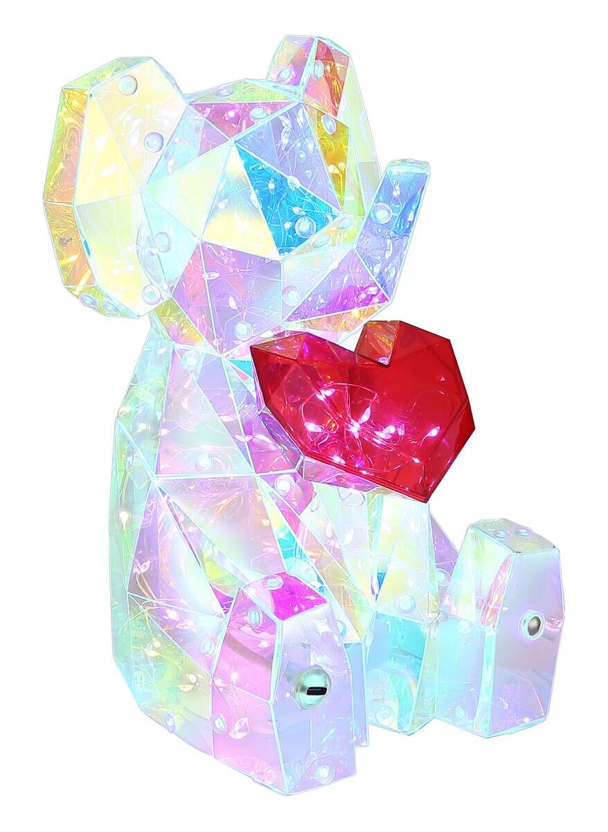 GLOBO LED-Dekoleuchte BRONDAR klar Kunststoff B/H/T: ca. 15x23x13 cm 1 Brennstellen