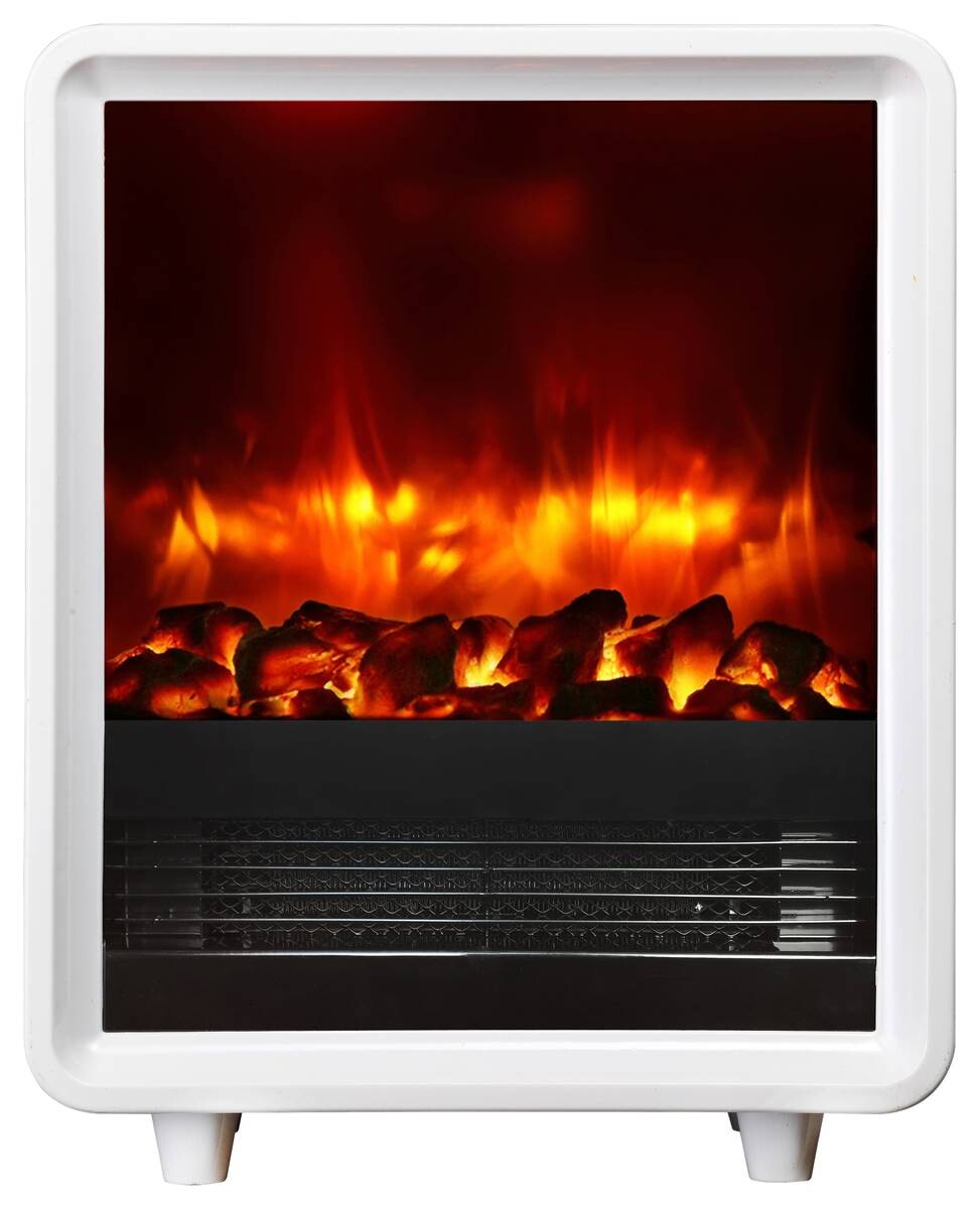 Balderia Elektrischer-Kamin George EF63B-WE B/H/L: ca. 17,5x37,5x30 cm