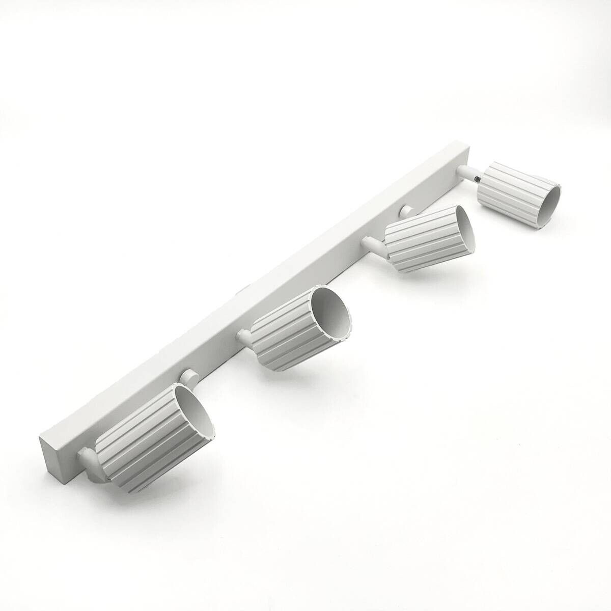 Lamkur Strahler Prisma weiß Stahl B/H/L: ca. 6,5x16,5x81 cm 4 Brennstellen