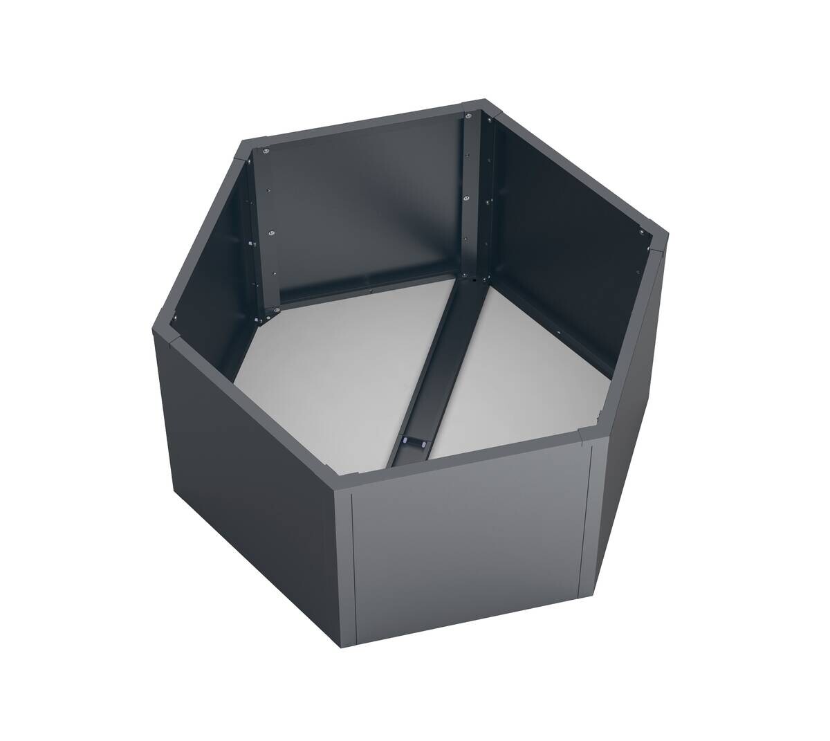 Westmann Hochbeet Varia anthrazit Metall B/H/L: ca. 100x52x100 cm