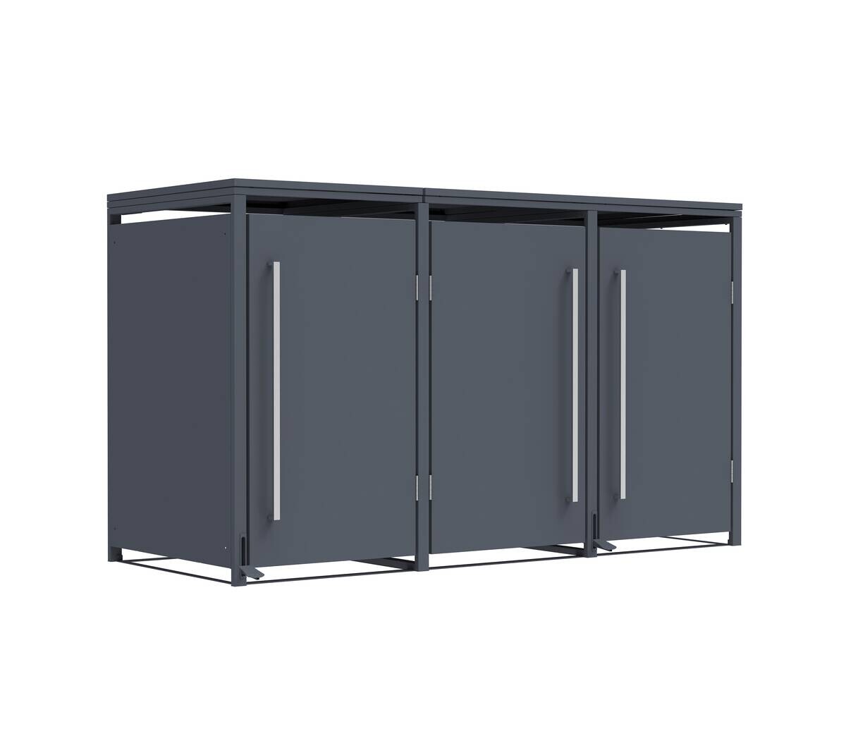 Westmann Mülltonnenbox Pedura anthrazit B/H/L: ca. 199x116x80 cm