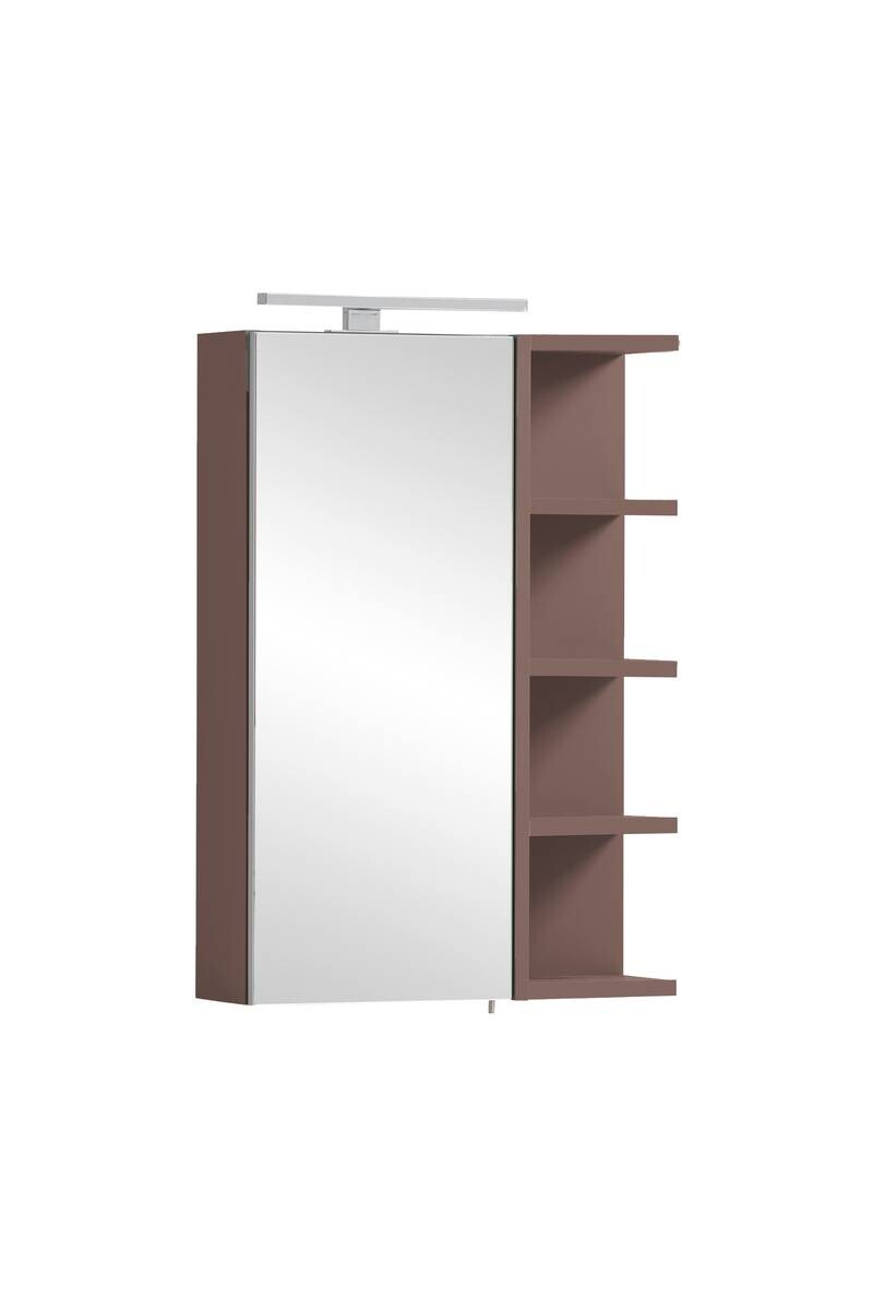 Spiegelschrank Piazza mauve B/H/T: ca. 49,7x74,8x16 cm