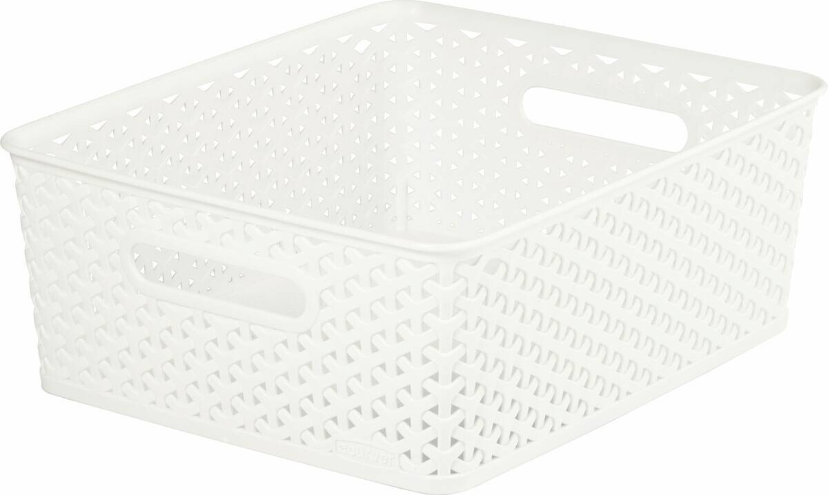 Curver Aufbewahrungskorb creme B/H/L: ca. 35,4x13,3x29,6 cm