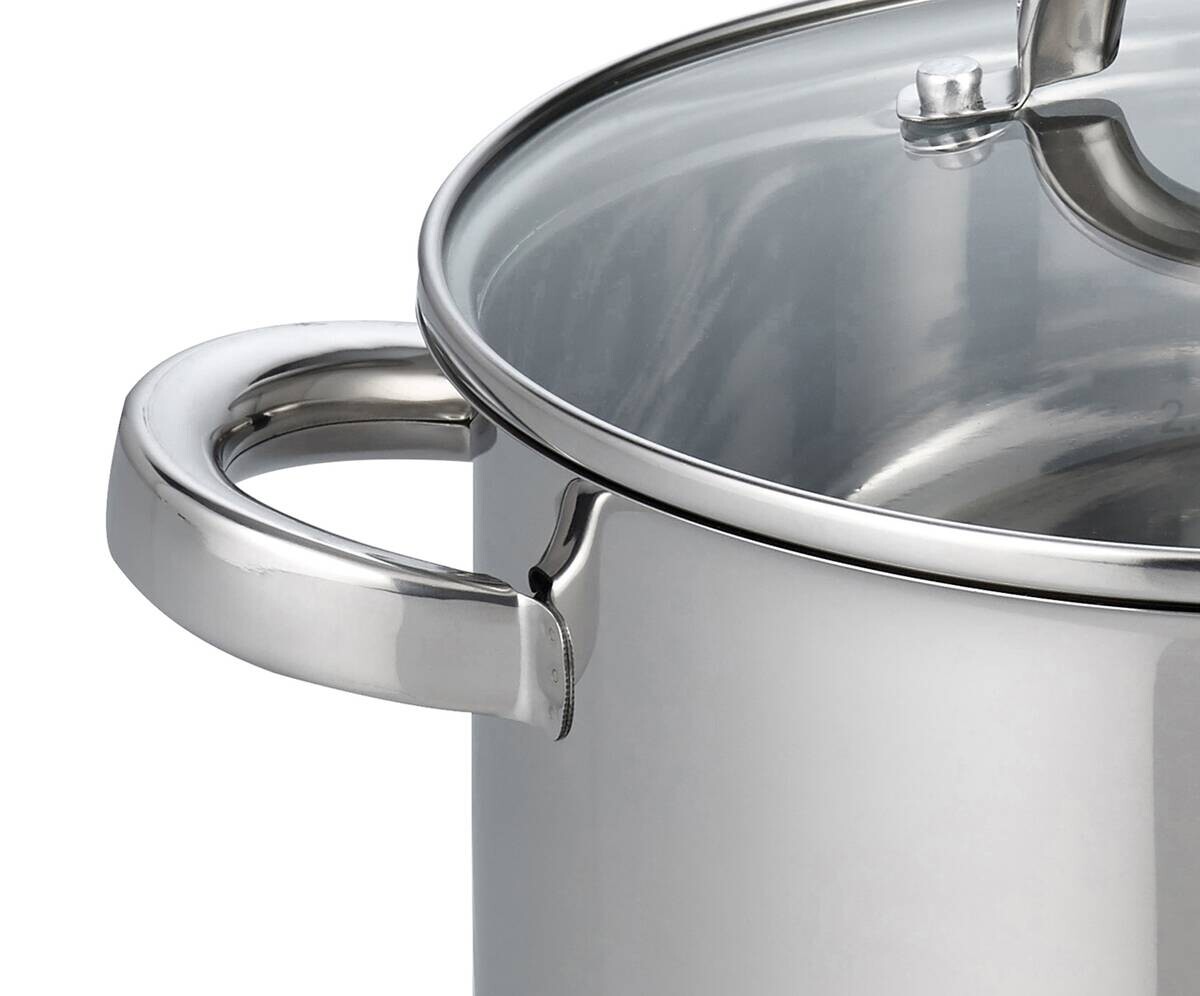 ELO Fleischtopf silber Edelstahl D: ca. 20 cm