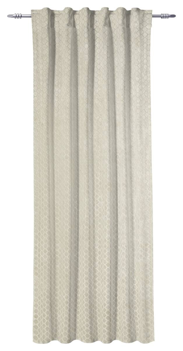 POCOline Verdunklungsvorhang Pia silber B/L: ca. 140x245 cm
