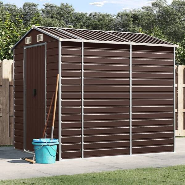vidaXL Gartenhaus braun B/H/T: ca. 191x198x215 cm