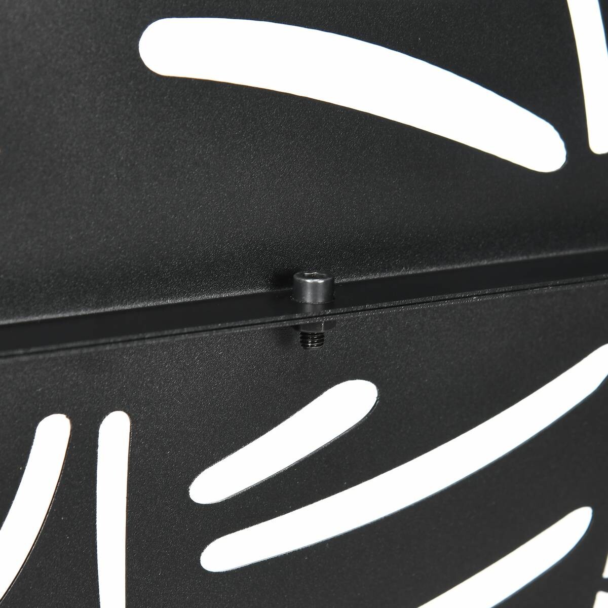 Outsunny Paravent mit Stahlrahmen