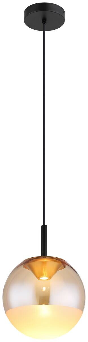 GLOBO LED-Hängeleuchte schwarz messing Metall Aluminium H/D: ca. 130x25 cm 1 Brennstellen