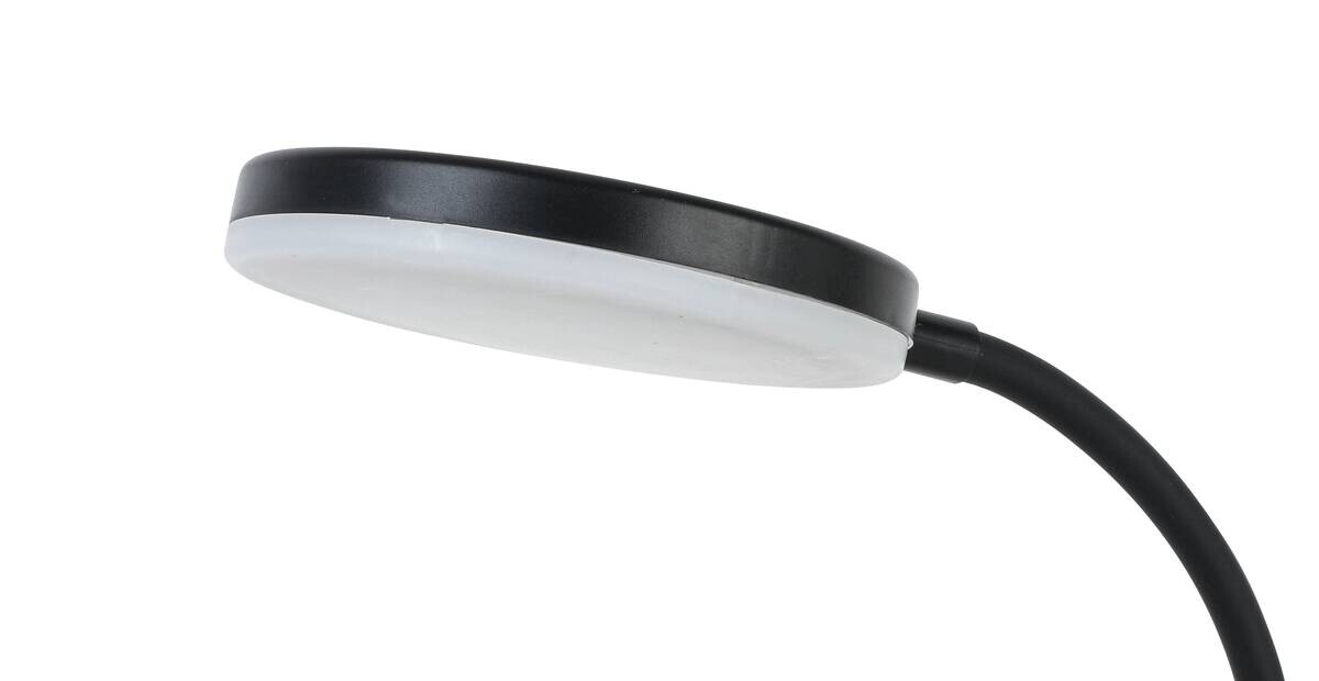 Nolo Tischleuchte Noah schwarz Kunststoff B/H/L: ca. 6,5x52x14 cm