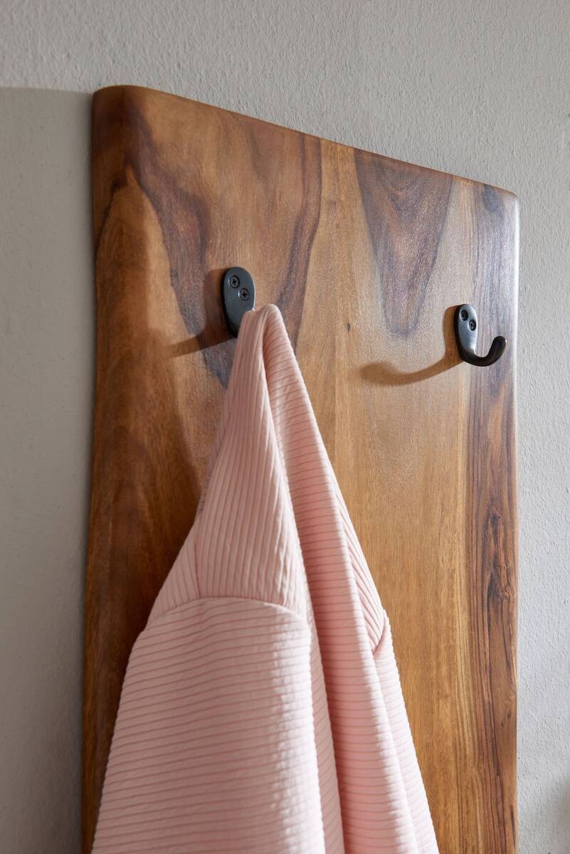 Wandgarderobe rosenholz Nachbildung B/H/T: ca. 40x140x7 cm