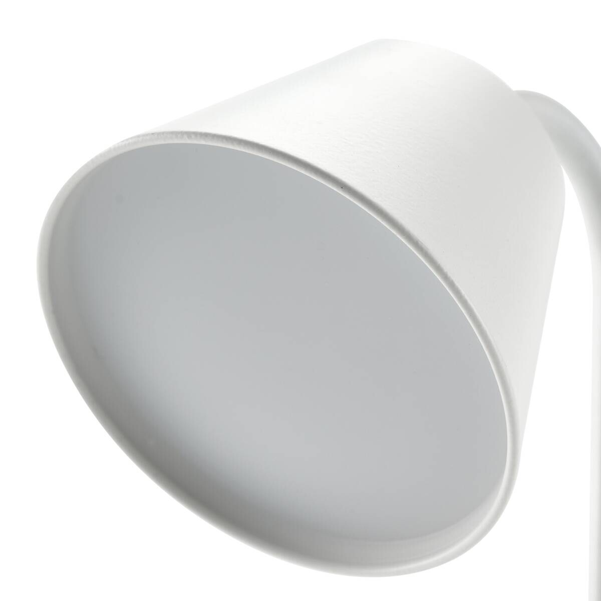 POCOline LED-Tischleuchte Darla weiß Metall B/H/L: ca. 11x31x11 cm