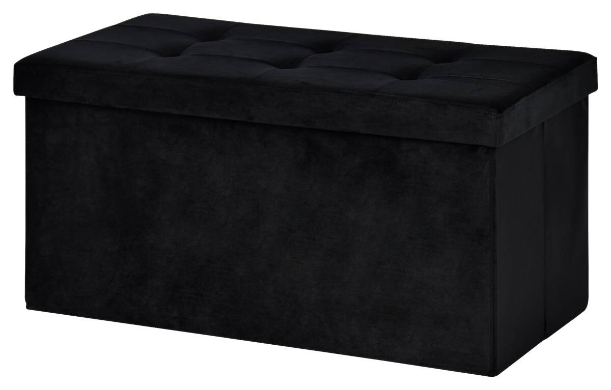 POCOline Sitzbank schwarz B/H/L: ca. 38x38x76 cm