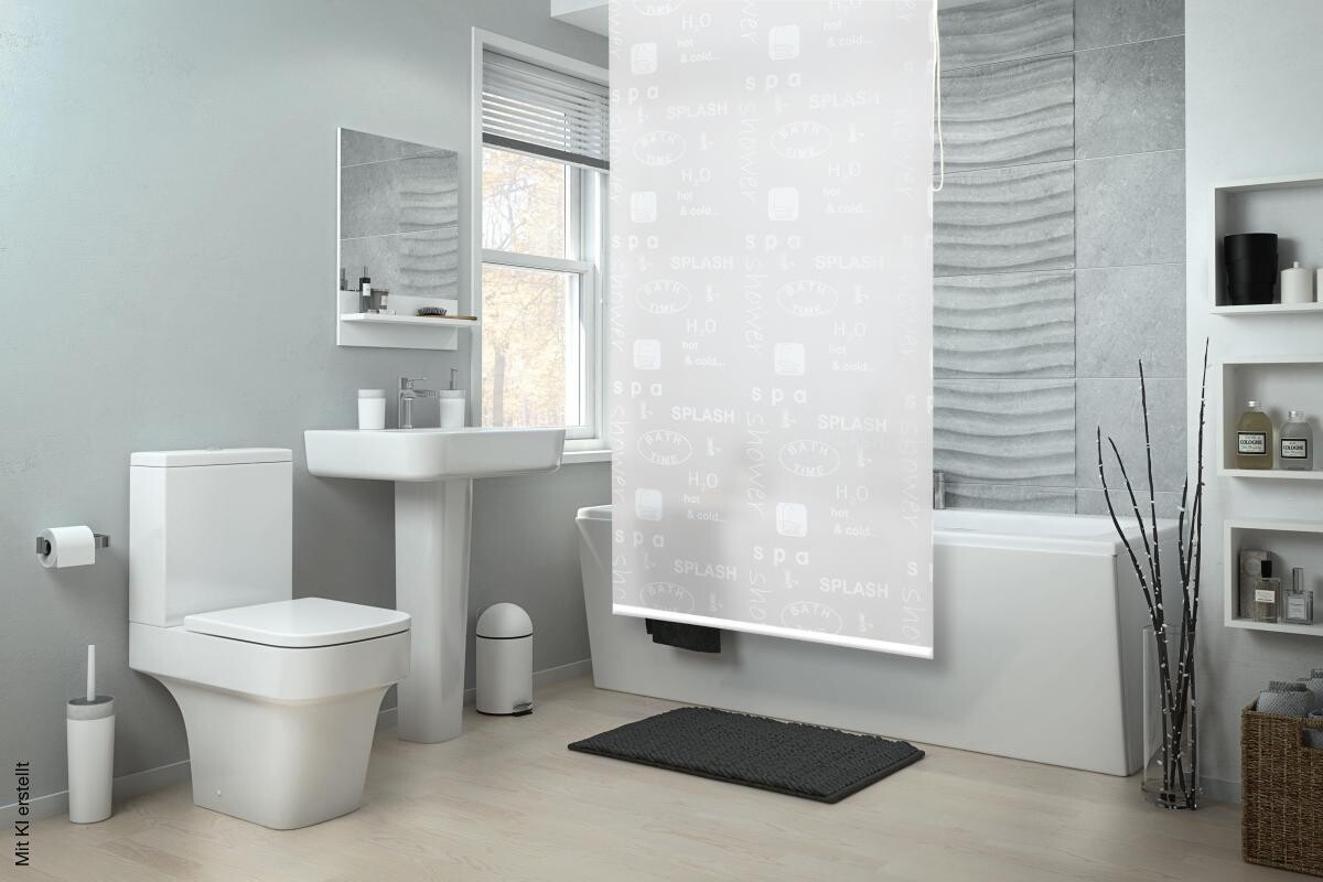 Acus Duschrollo transparent Kunststoff B/L: ca. 140x240 cm