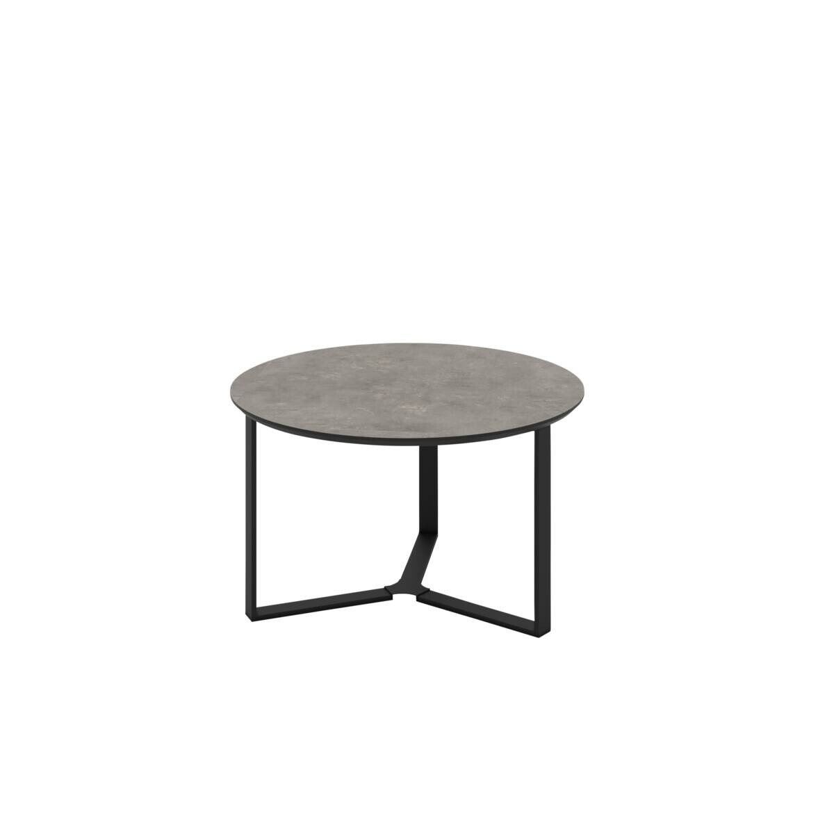 Hela Couchtisch Massa stone Metall B/H: ca. 80x45 cm