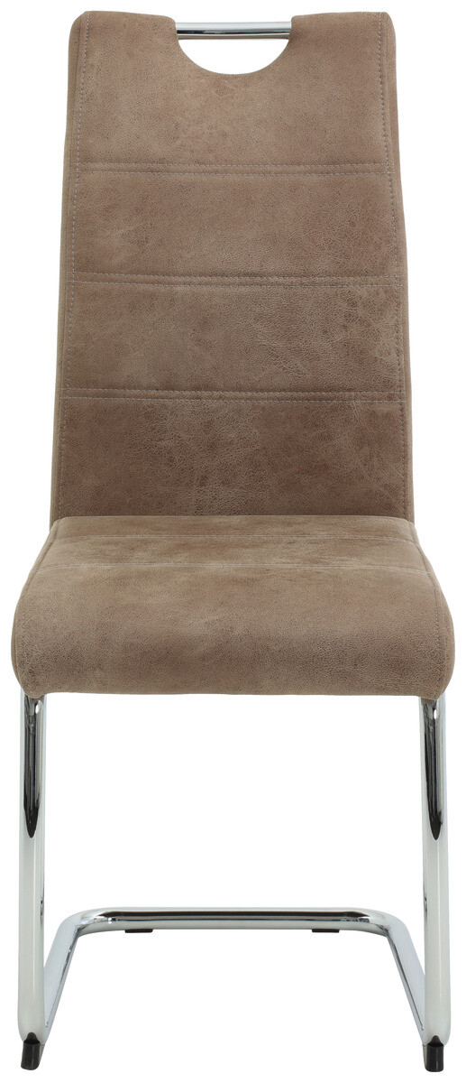 Schwingstuhl Flora beige Vintage Microfaser B/H/T: ca. 43x98x59 cm