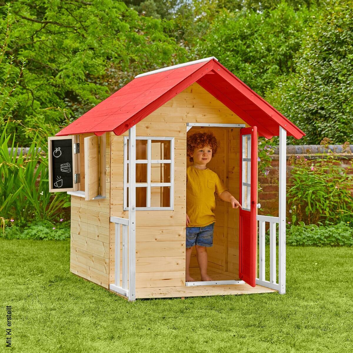 Zwerkules Spielhaus Lolla grau B/H/L: ca. 120x139x135 cm