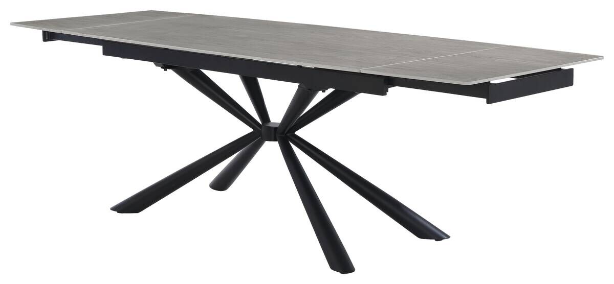 Esstisch grau Stone Optik B/H/T: ca. 160x76x90 cm