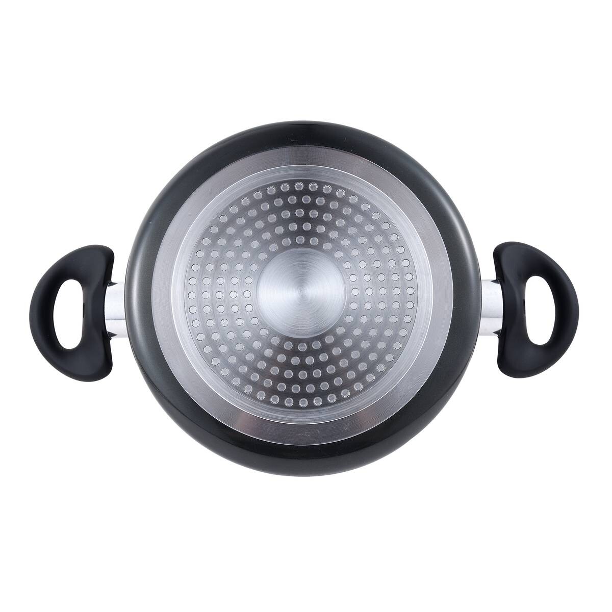 SAN IGNACIO Kochgeschirrset Soria schwarz Aluminium 4 tlg.