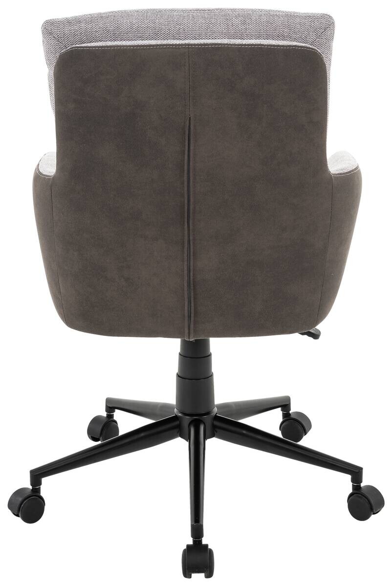 Drehstuhl Hannah grau Stoff