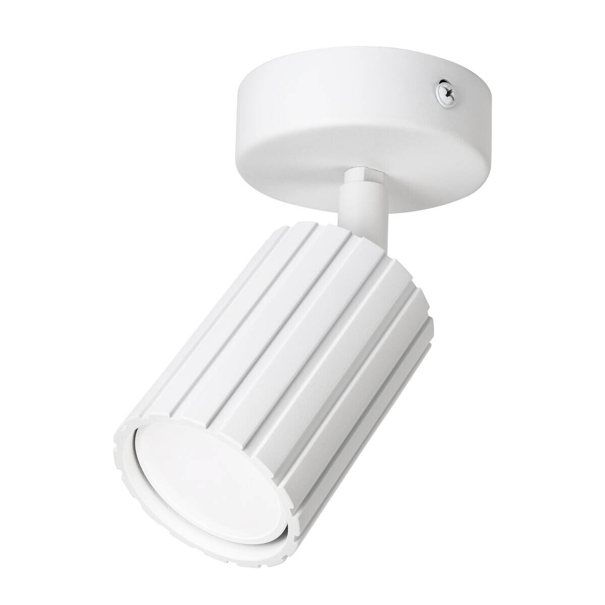 Lamkur Wandleuchte Prisma weiß Stahl B/H/L: ca. 8x16x8 cm GU10 1 Brennstellen