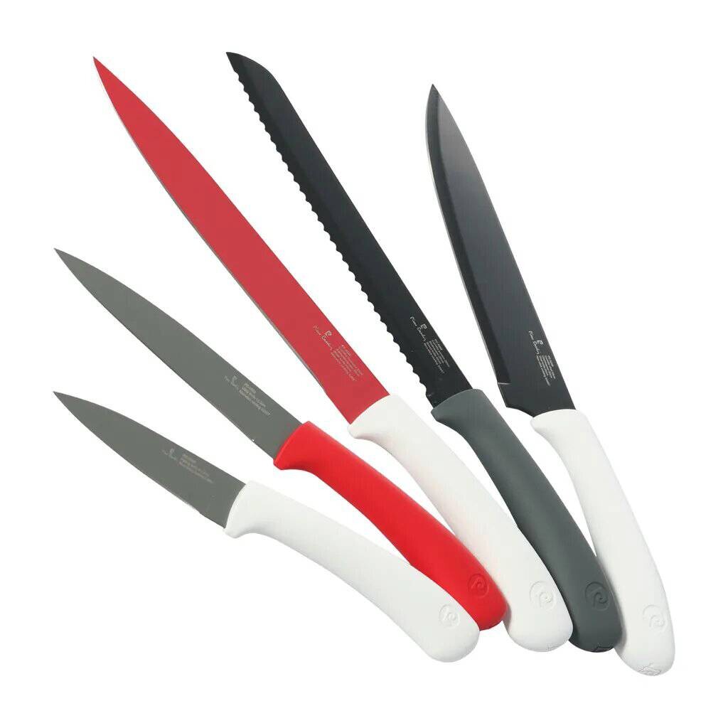 PIERRE CARDIN Messerset bunt Edelstahl 5 tlg.
