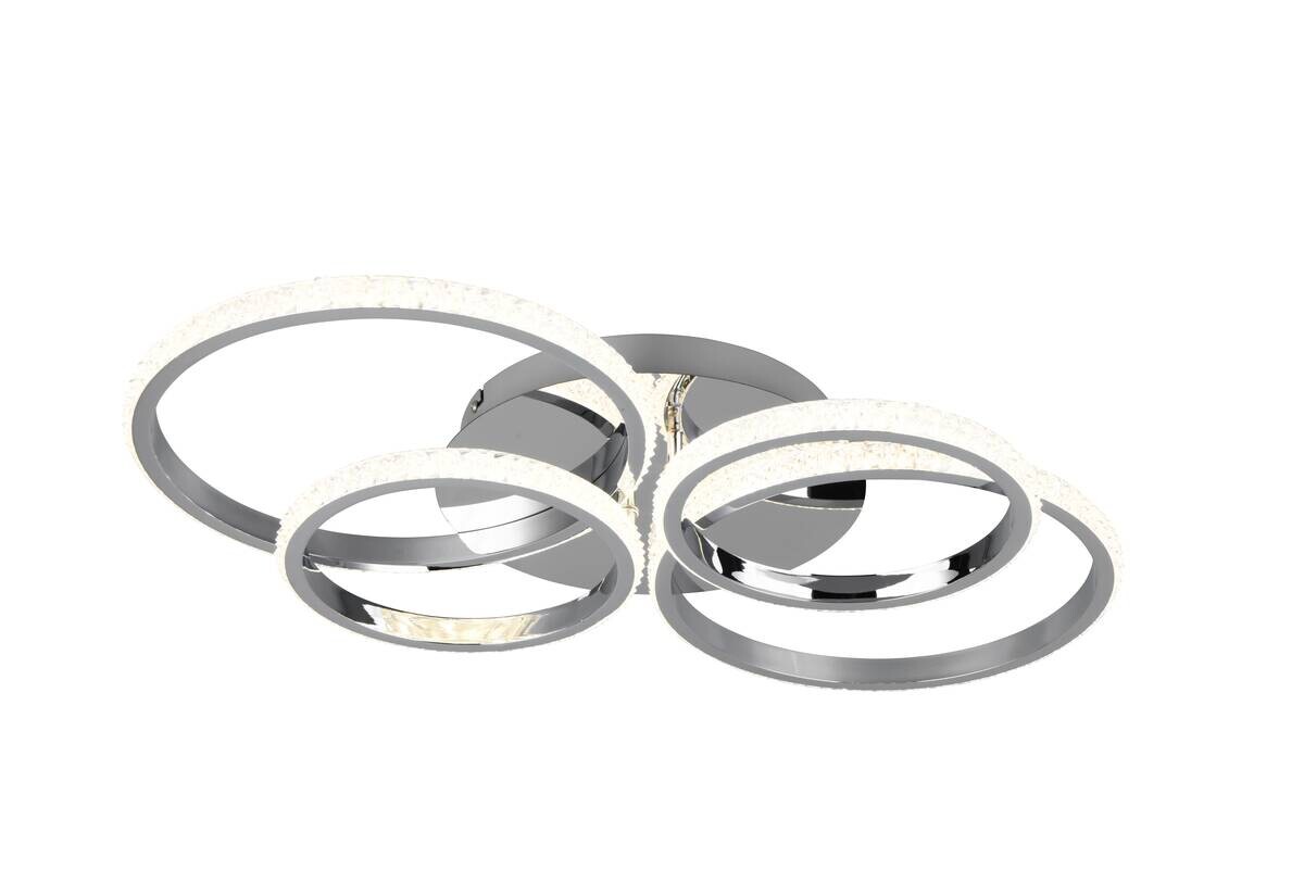 Reality LED-Deckenleuchte Cires Chrom Metall B/H/L: ca. 8,5x49,5x65,5 cm