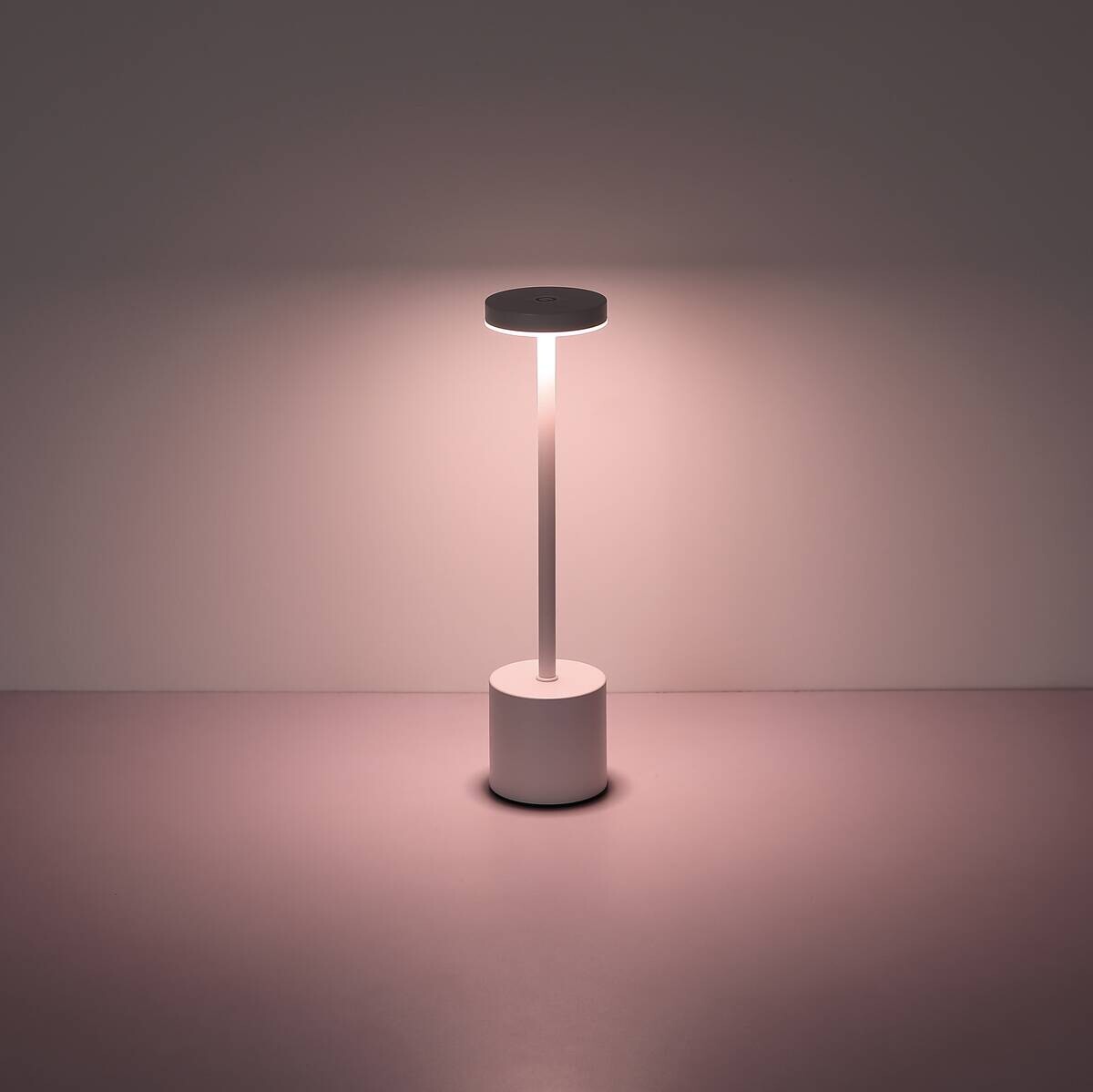GLOBO LED-Tischleuchte Anru weiß H/D: ca. 34x8 cm