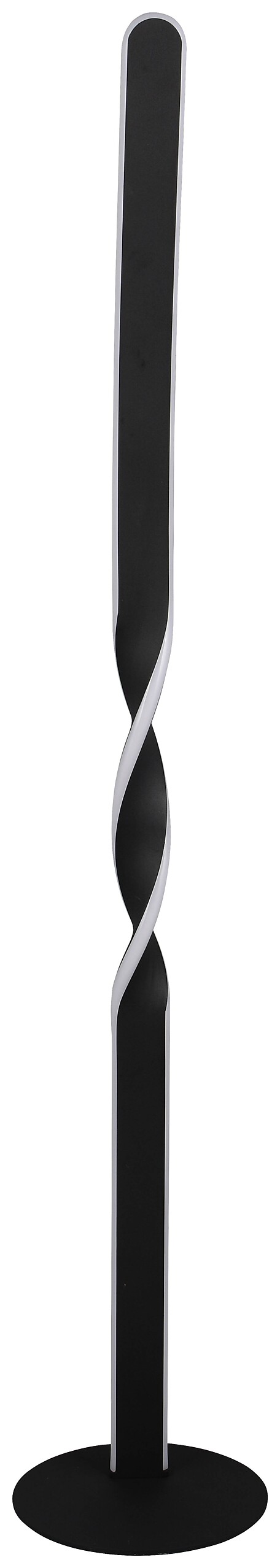 Reality Stehlampe Ginko mattschwarz Metall B/H/T: ca. 2x11x21,5 cm 1 Brennstellen
