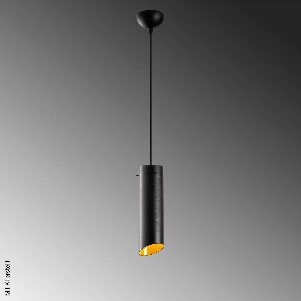 Opviq Pendelleuchte Sivani schwarz gelb B/H/T/L/D: ca. 8x114x8x8x8 cm E27 1 Brennstellen